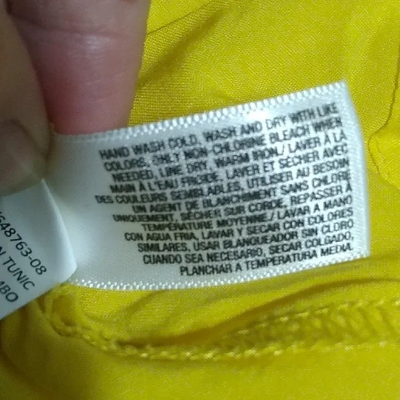 SALE! NWT Old Navy Rayon Yellow Tunic 💛 Sz.M (BX14) - Picture 8 of 9